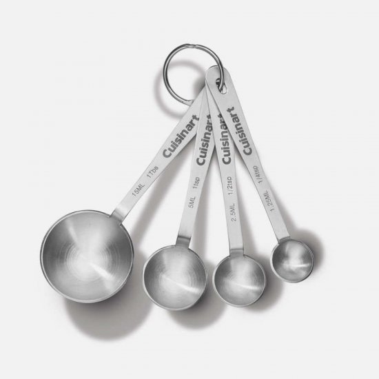 CTG-00-SMP Stainless Steel Measuring Spoons Cuisinart New