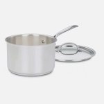 7194-20 Chef's Classic? Stainless 4 Quart Saucepan with Cover Cuisinart New