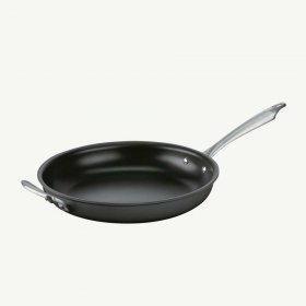 DSA22-30H Dishwasher Safe Anodized Cookware 12"" Open Skillet with Helper Handle Cuisinart New