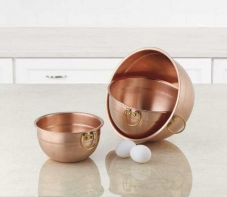 CCMB-3P 3 Piece Copper Mixing Bowl Set Cuisinart New