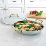 C7M25-30DGD Mineral Collection Stainless Cookware 12" Everyday Pan with Cover Cuisinart New