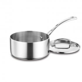 FCT193-18 French Classic Tri-Ply Stainless Cookware 3 Quart Saucepan Cuisinart New