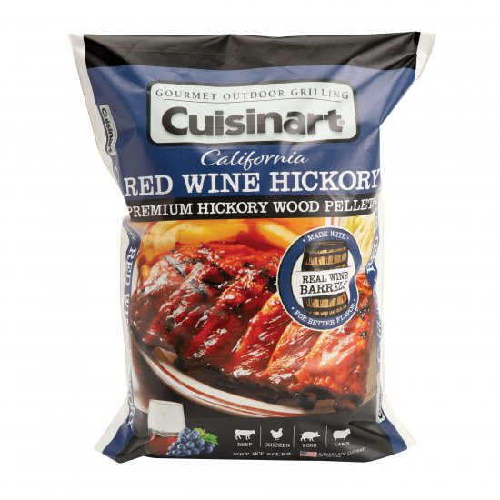 CWPL-203 Premium California Red Wine Hickory BBQ Smoking Pellets Cuisinart New