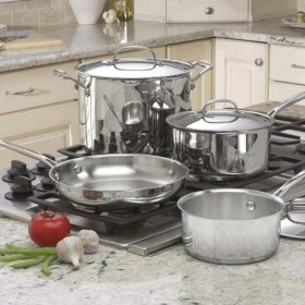 77-7 Chef's Classic? Stainless 7 Piece Set Cuisinart New