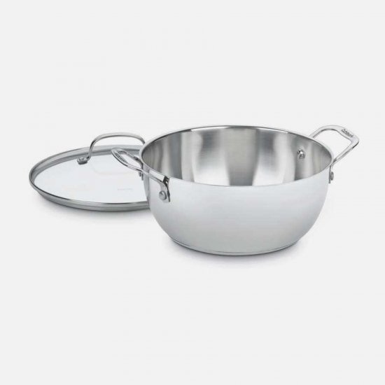 755-26GD Chef\'s Classic? Stainless 5.5 Quart Multi-Purpose Pan Cuisinart New