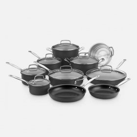 66-17N Chef's Classic? Nonstick Hard Anodized 17 Piece Chef's Classic? Nonstick Hard Anodized Set Cuisinart New