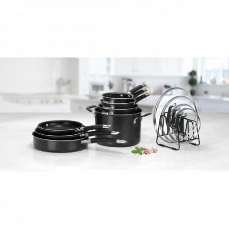 N51-12BK SmartNest? Non-Stick Aluminum 12 Piece Set Cuisinart New