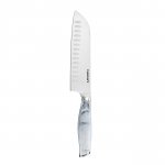 C77MB-8CFW White Marble 7" Santoku Cuisinart New