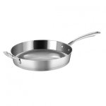 72I22-30H Chef's Classic? Stainless 12"" Skillet with Helper Handle Cuisinart New