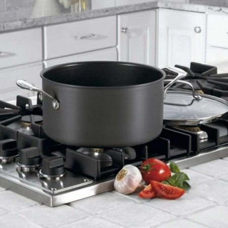 644-24 Chef's Classic? Nonstick Hard Anodized 6 Quart Stockpot Cuisinart New